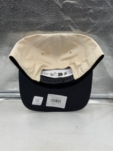 Load image into Gallery viewer, Back view of the Denver Broncos NFL '47 Brand Natural Two Tone Hitch Snapback Adjustable Hat showing adjustable snapback strap for a perfect fit, ideal Denver Broncos hat.
