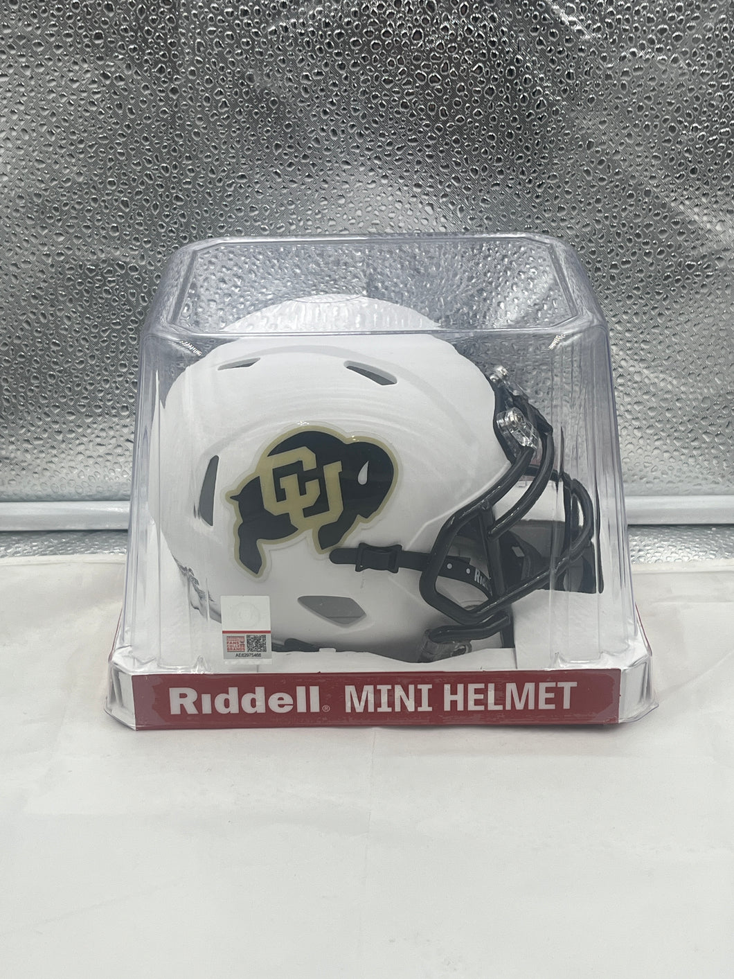 Colorado Buffaloes NCAA Riddell Speed White Mini Helmet - Casey's Sports Store