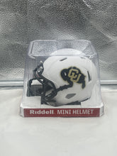 Load image into Gallery viewer, Colorado Buffaloes NCAA Riddell Speed White Mini Helmet - Casey&#39;s Sports Store
