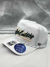 Load image into Gallery viewer, Oakland Athletics MLB &#39;47 Brand White Script Hitch Rope Adjustable Snapback Hat - Casey&#39;s Sports Store
