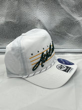 Load image into Gallery viewer, Oakland Athletics MLB &#39;47 Brand White Script Hitch Rope Adjustable Snapback Hat - Casey&#39;s Sports Store
