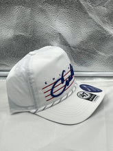 Load image into Gallery viewer, Chicago Cubs MLB &#39;47 Brand White Script Hitch Rope Adjustable Snapback Hat - Casey&#39;s Sports Store
