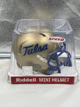 Load image into Gallery viewer, Tulsa Golden Hurricane NCAA Riddell Speed Gold Mini Helmet - Casey&#39;s Sports Store
