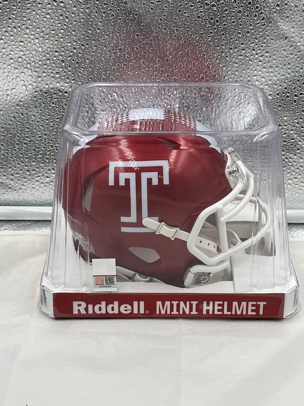 Temple Owls NCAA Riddell Speed Red Mini Helmet - Casey's Sports Store