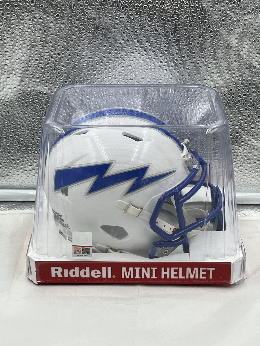 Air Force Falcons NCAA Riddell Speed White Mini Helmet - Casey's Sports Store