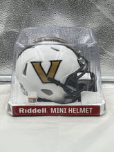 Load image into Gallery viewer, Vanderbilt Commodores NCAA Riddell Speed White Mini Helmet - Casey&#39;s Sports Store
