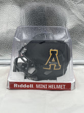 Load image into Gallery viewer, Appalachian State Mountaineers NCAA Riddell Speed Black Mini Helmet - Casey&#39;s Sports Store
