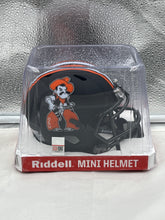 Load image into Gallery viewer, Oklahoma State Cowboys Pistol Pete NCAA Riddell Speed Black Mini Helmet - Casey&#39;s Sports Store
