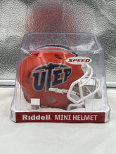 Load image into Gallery viewer, UTEP Miners NCAA Riddell Speed Orange Mini Helmet - Casey&#39;s Sports Store
