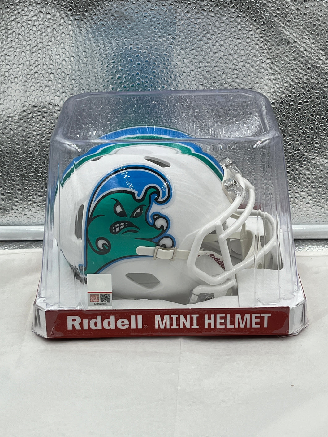 Tulane Green Wave NCAA Riddell Speed White Mini Helmet - Casey's Sports Store