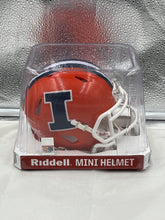 Load image into Gallery viewer, Illinois Fighting Illini NCAA Riddell Speed Orange Mini Helmet - Casey&#39;s Sports Store
