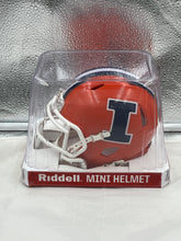 Load image into Gallery viewer, Illinois Fighting Illini NCAA Riddell Speed Orange Mini Helmet - Casey&#39;s Sports Store
