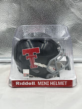 Load image into Gallery viewer, Texas Tech Red Raiders Throwback NCAA Riddell Speed Black Mini Helmet - Casey&#39;s Sports Store
