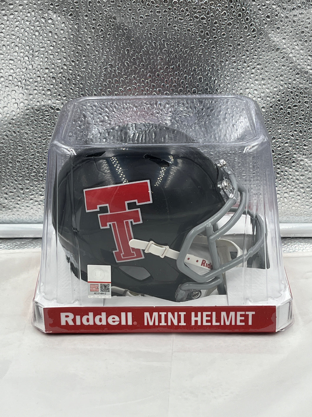 Texas Tech Red Raiders Throwback NCAA Riddell Speed Black Mini Helmet - Casey's Sports Store