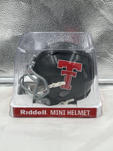 Load image into Gallery viewer, Texas Tech Red Raiders Throwback NCAA Riddell Speed Black Mini Helmet - Casey&#39;s Sports Store
