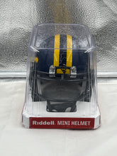 Load image into Gallery viewer, West Virginia Mountaineers NCAA Country Roads Riddell Speed Blue Mini Helmet - Casey&#39;s Sports Store
