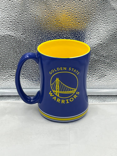 Golden State Warriors NBA 14oz Coffee Mug Cup Logo Brands - Casey's Sports Store