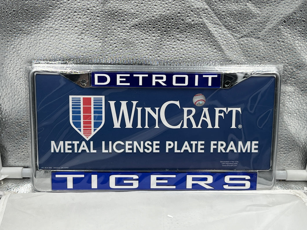 Detroit Tigers MLB Laser Cut License Plate Frame RICO - Casey's Sports Store