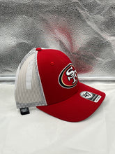 Load image into Gallery viewer, San Francisco 49ers NFL &#39;47 Brand Red Trucker Mesh Snapback Adjustable Hat - Casey&#39;s Sports Store
