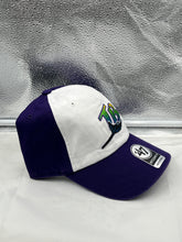 Load image into Gallery viewer, Tampa Bay Rays MLB &#39;47 Brand Throwback Purple Two Tone Clean Up Adjustable Hat - Casey&#39;s Sports Store
