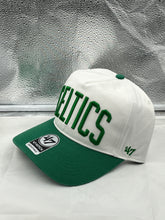 Load image into Gallery viewer, Boston Celtics NBA &#39;47 Brand Script White Two Tone Hitch Snapback Adjustable Hat - Casey&#39;s Sports Store
