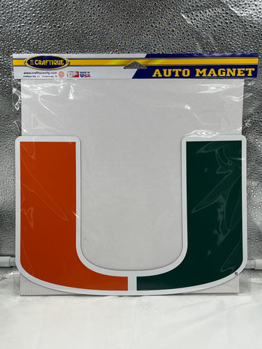 Miami Hurricanes NCAA Car Magnet 12