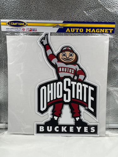 Ohio State Buckeyes NCAA Mascot Car Magnet 12