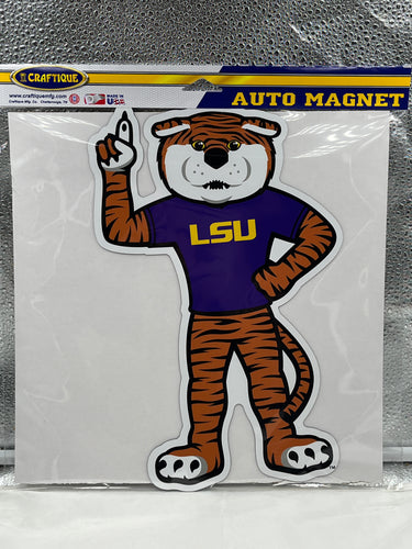 LSU Tigers NCAA Mascot Car Magnet 12