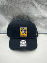 Load image into Gallery viewer, Pittsburgh Pirates Throwback MLB &#39;47 Brand Black Clean Up Adjustable Hat - Casey&#39;s Sports Store
