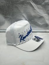 Load image into Gallery viewer, Kentucky Wildcats NCAA &#39;47 Brand White Script Hitch Adjustable Snapback Hat - Casey&#39;s Sports Store

