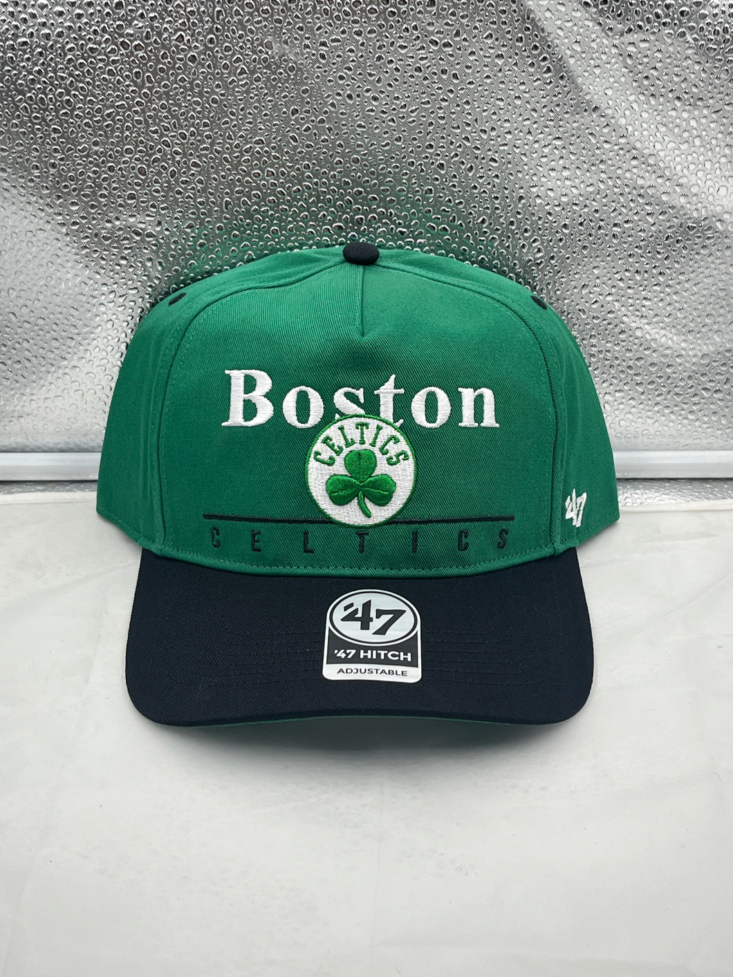 Boston Celtics NBA '47 Brand Green Two Tone Hitch Snapback Adjustable Hat - Casey's Sports Store