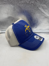 Load image into Gallery viewer, Pitt Panthers NCAA '47 Throwback Blue Clean Up Mesh Adjustable Snapback Hat – Pitt Panthers hat throwback style in team blue
