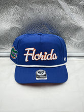 Load image into Gallery viewer, Florida Gators NCAA &#39;47 Brand Blue Rope Script Hitch Adjustable Hat - Casey&#39;s Sports Store
