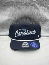 Load image into Gallery viewer, North Carolina Tar Heels NCAA &#39;47 Script Navy Hitch Adjustable Snapback Hat - Casey&#39;s Sports Store

