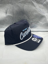 Load image into Gallery viewer, North Carolina Tar Heels NCAA &#39;47 Script Navy Hitch Adjustable Snapback Hat - Casey&#39;s Sports Store
