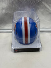 Load image into Gallery viewer, Denver Broncos Throwback NFL Riddell Blue Replica Mini Helmet collectible replica – Denver Broncos Mini Helmet officially licensed Riddell styling
