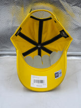 Load image into Gallery viewer, Close-up of the Oregon Ducks NCAA '47 Brand Throwback Yellow Clean Up Adjustable Strapback Hat highlighting its adjustable strapback closure and vintage team spirit.
