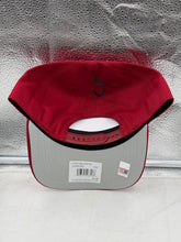 Load image into Gallery viewer, Side angle of the Alabama Crimson Tide NCAA '47 Brand hat in red, highlighting its durable construction ideal for everyday wear and team spirit.
