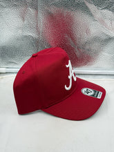 Load image into Gallery viewer, Back view of the adjustable hitch snapback of the Alabama Crimson Tide hat, demonstrating how it provides a secure fit for fans.
