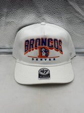 Load image into Gallery viewer, Denver Broncos NFL '47 Brand Throwback White Hitch Rope Snapback Adjustable Hat
