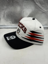 Load image into Gallery viewer, Anaheim Ducks NHL '47 Brand White Diamond Hitch Adjustable Snapback Hat
