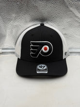 Load image into Gallery viewer, Philadelphia Flyers NHL '47 Brand Black Trucker Mesh Adjustable Snapback Hat
