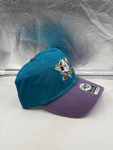 Load image into Gallery viewer, Anaheim Ducks NHL '47 Brand Teal Two Tone Clean Up Adjustable Hat
