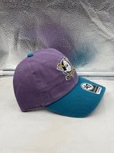 Load image into Gallery viewer, Anaheim Ducks NHL '47 Brand Purple Two Tone Clean Up Adjustable Hat
