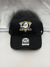 Load image into Gallery viewer, Anaheim Ducks NHL '47 Brand Black Clean Up Adjustable Hat
