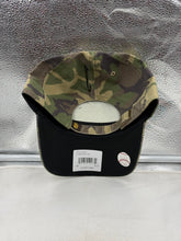 Load image into Gallery viewer, Stylish San Diego Padres MLB '47 Brand Camo Clean Up Adjustable Hat worn by a fan at a baseball game.
