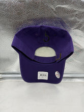 Load image into Gallery viewer, Arizona Diamondbacks MLB '47 Brand Throwback Purple Clean Up Adjustable Hat worn by a fan at a baseball game, displaying team pride and casual style.
