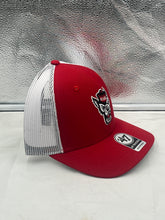 Load image into Gallery viewer, NC State Wolfpack NCAA &#39;47 Brand Red Trucker Mesh Adjustable Snapback Hat - Casey&#39;s Sports Store
