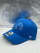 Load image into Gallery viewer, Detroit Lions NFL &#39;47 Brand Blue MVP Adjustable Hat - Casey&#39;s Sports Store
