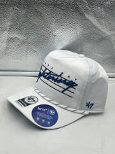 Load image into Gallery viewer, Tampa Bay Lightning NHL &#39;47 White Script Hitch Rope Adjustable Snapback Hat - Casey&#39;s Sports Store
